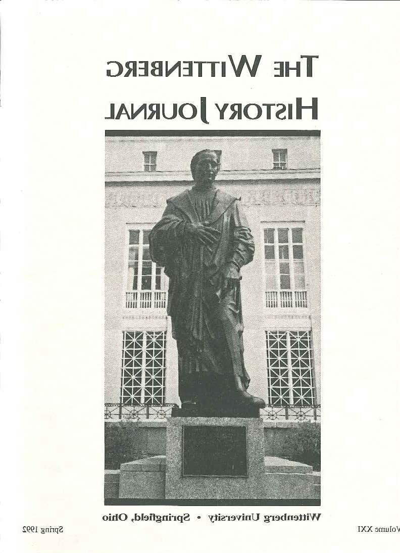 1992 History Journal Cover