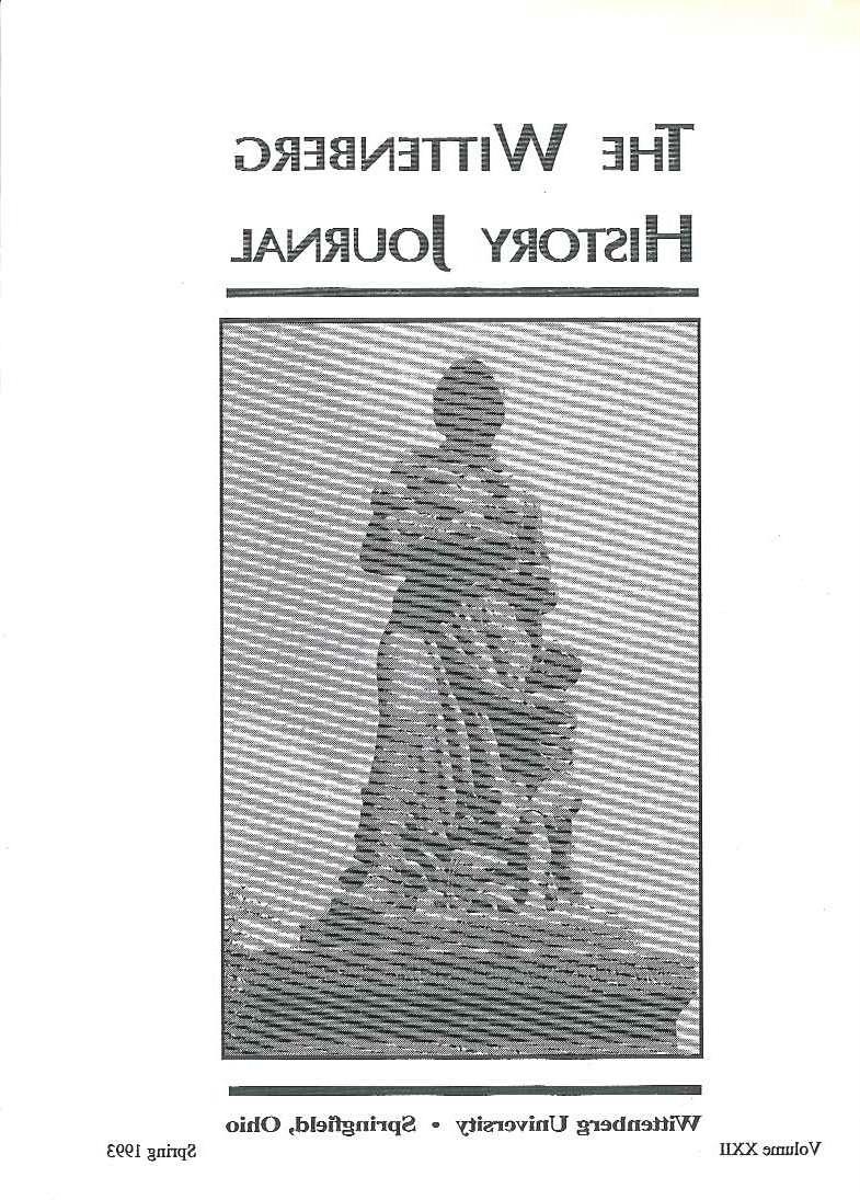 1993 History Journal Cover