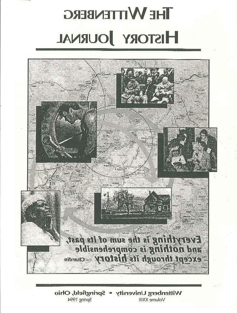 1994 History Journal Cover