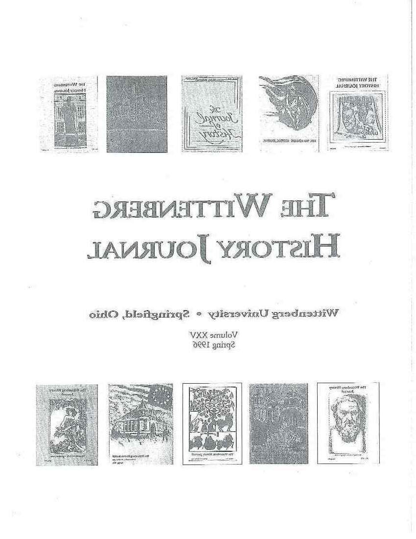 1996 History Journal Cover