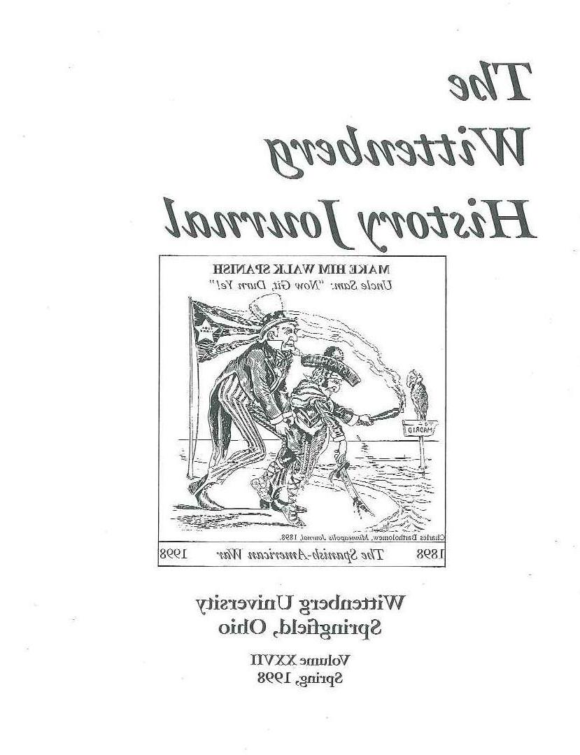 1998 History Journal Cover