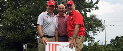 Dr. Frandsen on golf course