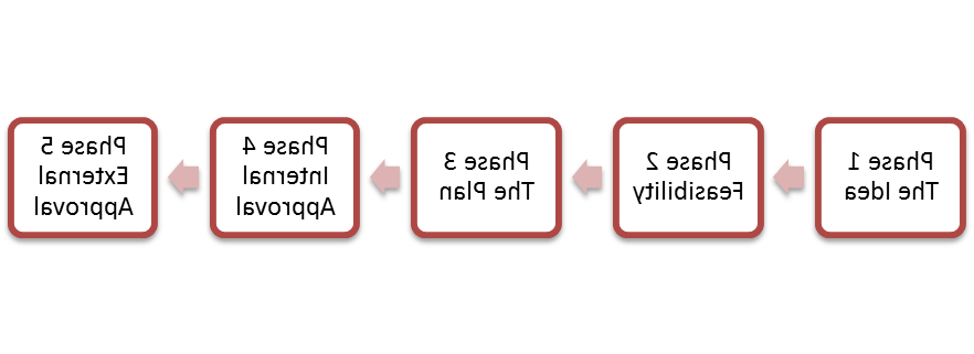 process for decision-making on new academic programs graphic