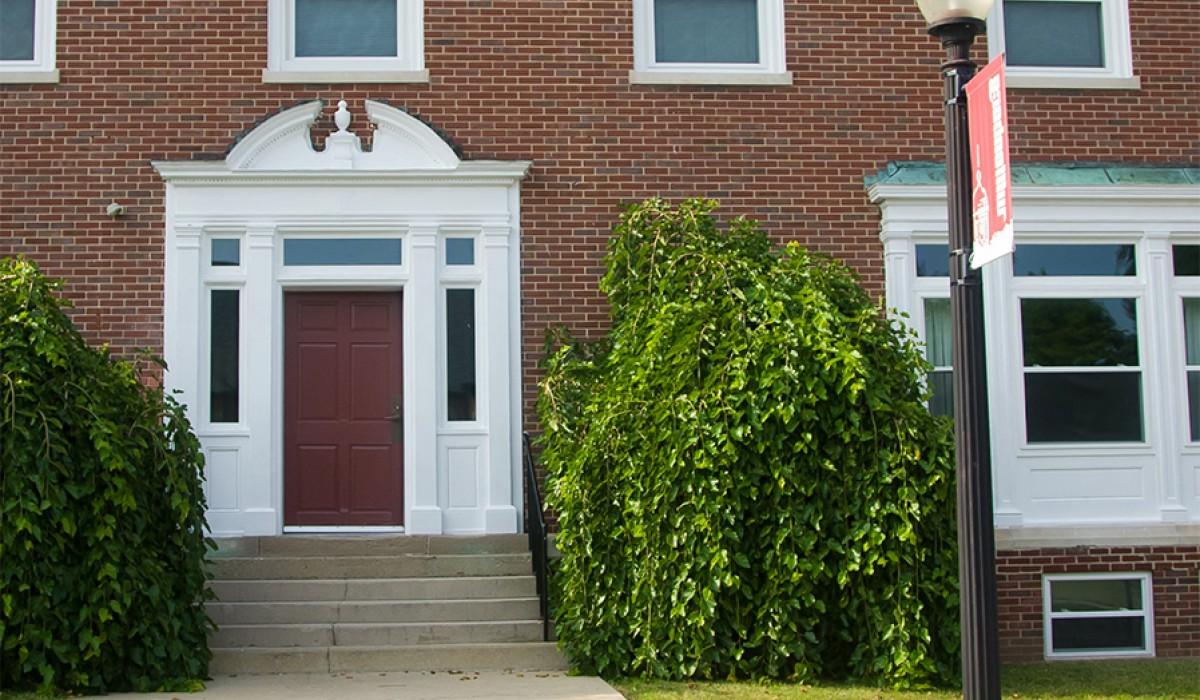 Polis House front door