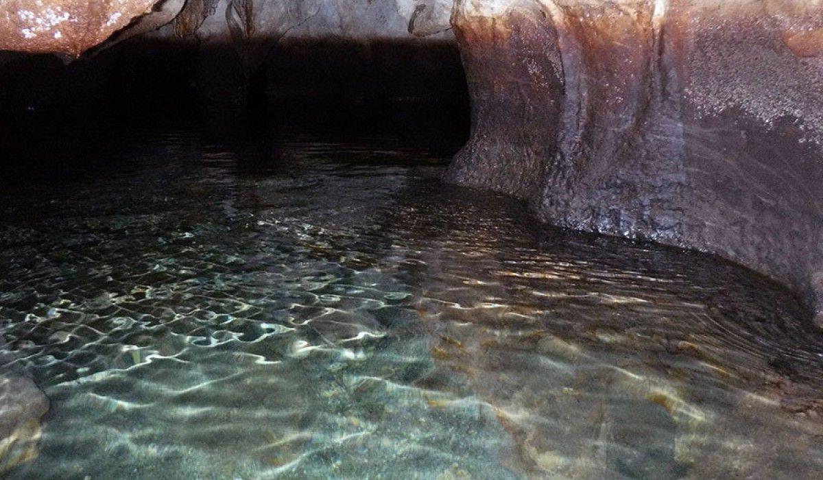 interior view of the cave