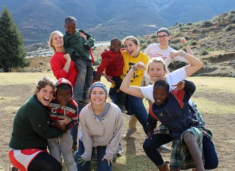 Students in Lesotho