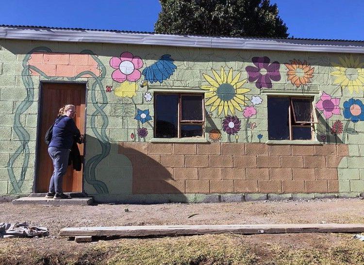 Lesotho School Wall Mural